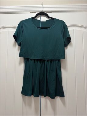 Maternity Top - M Green